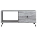 VidaXL Stolik kawowy Szary Sonoma 90 x 50 x 40 cm Drewno inżynieryjne