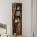 VidaXL Szafka narożna 32x32x140cm Drewno inżynieryjne Dąb wędzony