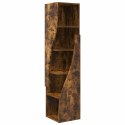 VidaXL Szafka narożna 32x32x140cm Drewno inżynieryjne Dąb wędzony