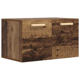 VidaXL Szafka ścienna stare drewno 60 x 36,5 x 35 cm