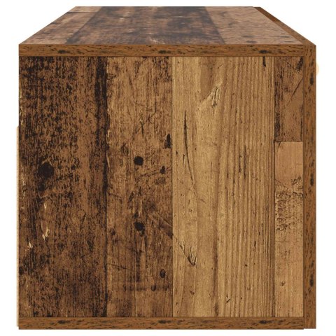 VidaXL Szafka ścienna stare drewno 60 x 36,5 x 35 cm