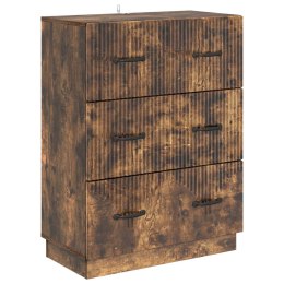 VidaXL Szafka z Szufladami Dąb wędzony 66 x 34,5 x 87 cm