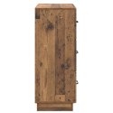 VidaXL Szafka z Szufladami Stare drewno 66 x 34,5 x 87 cm