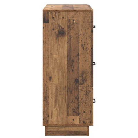 VidaXL Szafka z Szufladami Stare drewno 66 x 34,5 x 87 cm