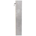 VidaXL Witryna, szarość betonu, 100x8,5x50 cm, materiał drewnopochodny