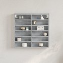 VidaXL Witryna, szarość betonu, 60x8,5x58 cm, materiał drewnopochodny