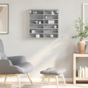 VidaXL Witryna, szarość betonu, 60x8,5x58 cm, materiał drewnopochodny