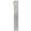 VidaXL Witryna, szarość betonu, 60x8,5x58 cm, materiał drewnopochodny