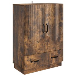 VidaXL Bufet Dąb wędzony 66 x 34,5 x 92 cm Drewno inżynieryjne