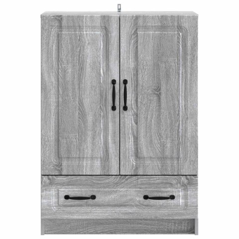 VidaXL Bufet Szary Sonoma 66 x 34,5 x 92 cm Drewno inżynieryjne