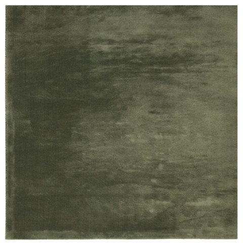 VidaXL Dywan HUARTE z krótkim włosiem, zielony, 160x160 cm