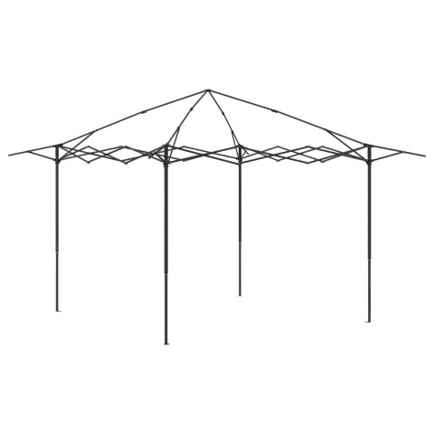 VidaXL Gazebo z 4 Ścianami 2,6 x 2,6 m Beżowy i Brązowy