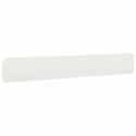 VidaXL Krawężnik do trawnika 30 szt. 15 x 103 cm Stal Biały