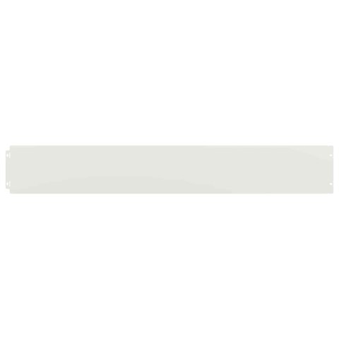 VidaXL Krawężnik do trawnika 30 szt. 15 x 103 cm Stal Biały