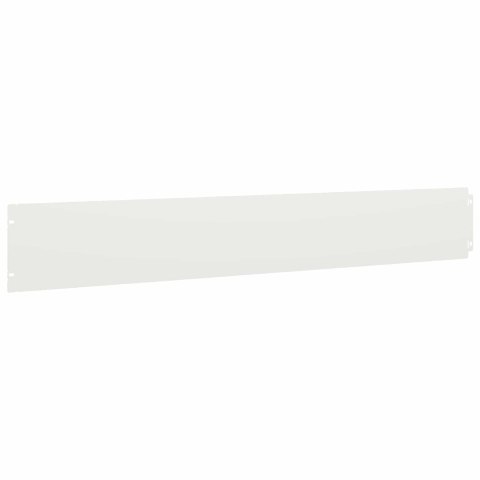 VidaXL Krawężnik do trawnika 30 szt. 15 x 103 cm Stal Biały