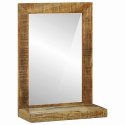 VidaXL Lustro łazienkowe Brązowy 50 x 22 x 70 cm Drewno z mango