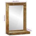 VidaXL Lustro łazienkowe Brązowy 50 x 22 x 70 cm Drewno z mango
