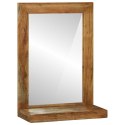 VidaXL Lustro łazienkowe Brązowy 50 x 22 x 70 cm Lite Drewno Akacji
