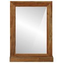 VidaXL Lustro łazienkowe Brązowy 50 x 22 x 70 cm Lite Drewno Akacji