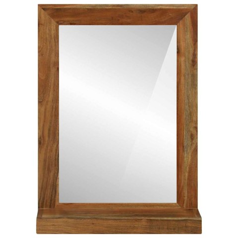 VidaXL Lustro łazienkowe Brązowy 50 x 22 x 70 cm Lite Drewno Akacji