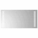VidaXL Lustro łazienkowe LED przezroczysty 40 x 20 cm szkło hartowane