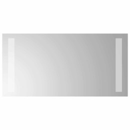 VidaXL Lustro łazienkowe LED przezroczysty 40 x 20 cm szkło hartowane