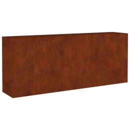 VidaXL Podwyższona donica, 200x40x80 cm, stal kortenowska