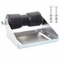 VidaXL Rolki przyczepy do łodzi z uchwytem 20,3 cm Stal ocynkowana