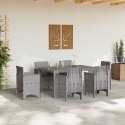 VidaXL Stół Ogrodowy Jasnoszary 150 x 100 x 73 cm polirattan