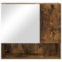 VidaXL Szafka z lustrem Dąb wędzony 59 x 17 x 55 cm
