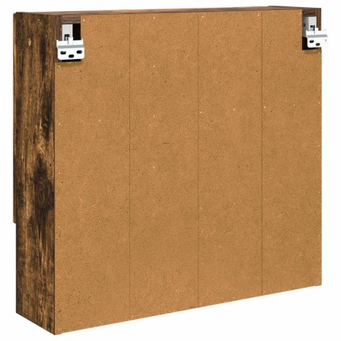 VidaXL Szafka z lustrem Dąb wędzony 59 x 17 x 55 cm