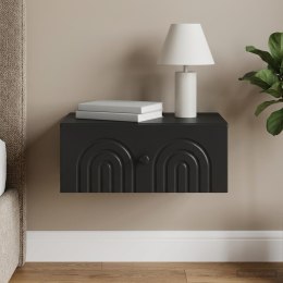 VidaXL Wisząca Szafka Nocna Czarny 49 x 34,5 x 20 cm