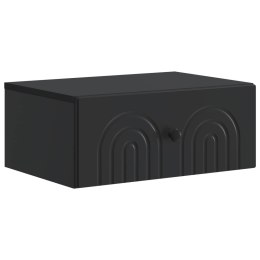 VidaXL Wisząca Szafka Nocna Czarny 49 x 34,5 x 20 cm
