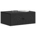 VidaXL Wisząca Szafka Nocna Czarny 49 x 34,5 x 20 cm