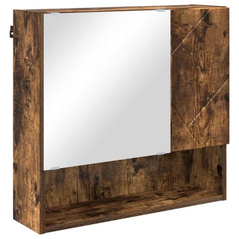 VidaXL Zestaw mebli łazienkowych 2 szt. Dąb wędzony 61 x 35 x 64 cm