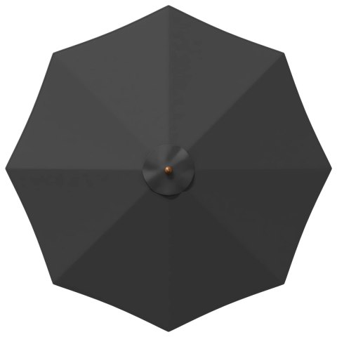 VidaXL Parasolka ogrodowa Ø 300 x 248 cm Lite Drewno Eukaliptusowe