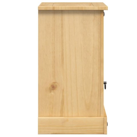 VidaXL Szafka nocna Corona, 45x35x64 cm, lite drewno sosnowe