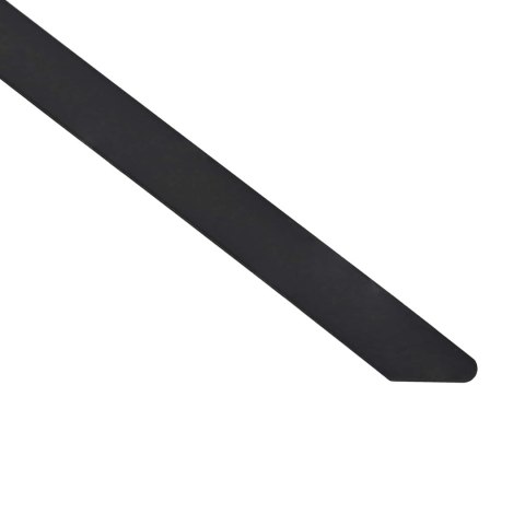 VidaXL Związywacz kablowy 12 szt. 7,9 x 300 mm Czarny
