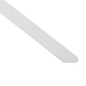VidaXL Związywacz kablowy 12 szt. 7,9 x 500 mm srebrny