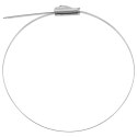VidaXL Związywacz kablowy 250 szt. 4,6 x 150 mm srebrny