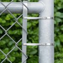 VidaXL Związywacz kablowy 250 szt. 4,6 x 300 mm srebrny