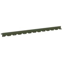 VidaXL Krawężnik do trawnika 10 szt. 102 x 4 x 4 cm Stal