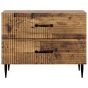VidaXL Szafka Nocna z szufladą Stare drewno 62 x 34,5 x 47,5 cm