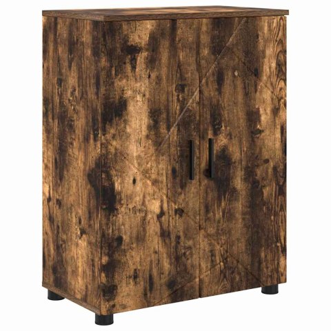 VidaXL Zestaw mebli łazienkowych 4 szt. Dąb wędzony 61 x 35 x 64 cm