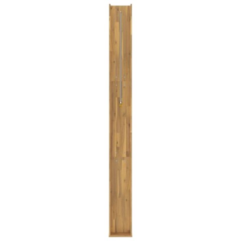 PRYSZNIC NA ZEWNĄTRZ 226 CM DREWNO AKACJOWE I STAL NIERDZEWNA