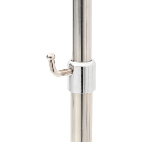 VidaXL Regulowany manekin 120-157 cm z podstawą Dla obu płci PP Biały