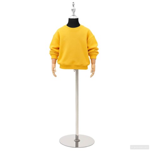 VidaXL Regulowany manekin 120-157 cm z podstawą Dla obu płci PP Czarny