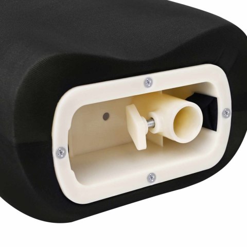 VidaXL Regulowany manekin 120-157 cm z podstawą Dla obu płci PP Czarny