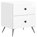 VidaXL Szafka Nocna 2 szt. Biały wysoki połysk 43 x 34,5 x 47,5 cm