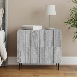 VidaXL Szafka Nocna Szary Sonoma 62 x 34,5 x 49,5 cm